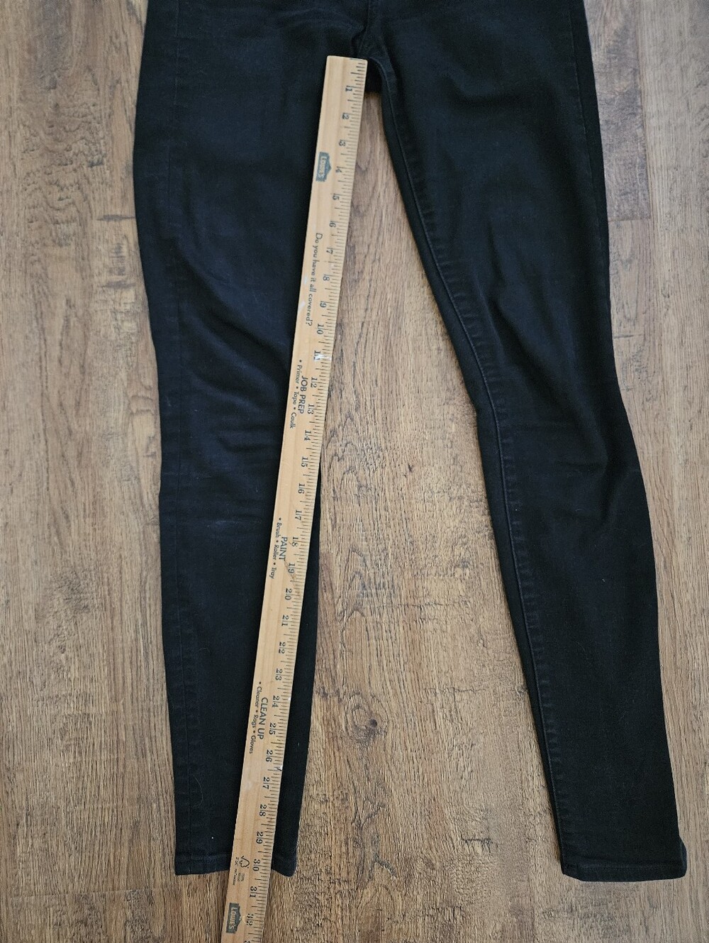 GAP High-Rise Black Skinny Women's Jeans, Size 2T, Inseam 30 - Picture 2 of 9